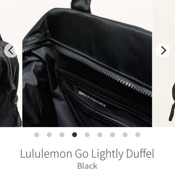 Lululemon Go Lightly Duffel | Midnight black - Picture 4 of 12